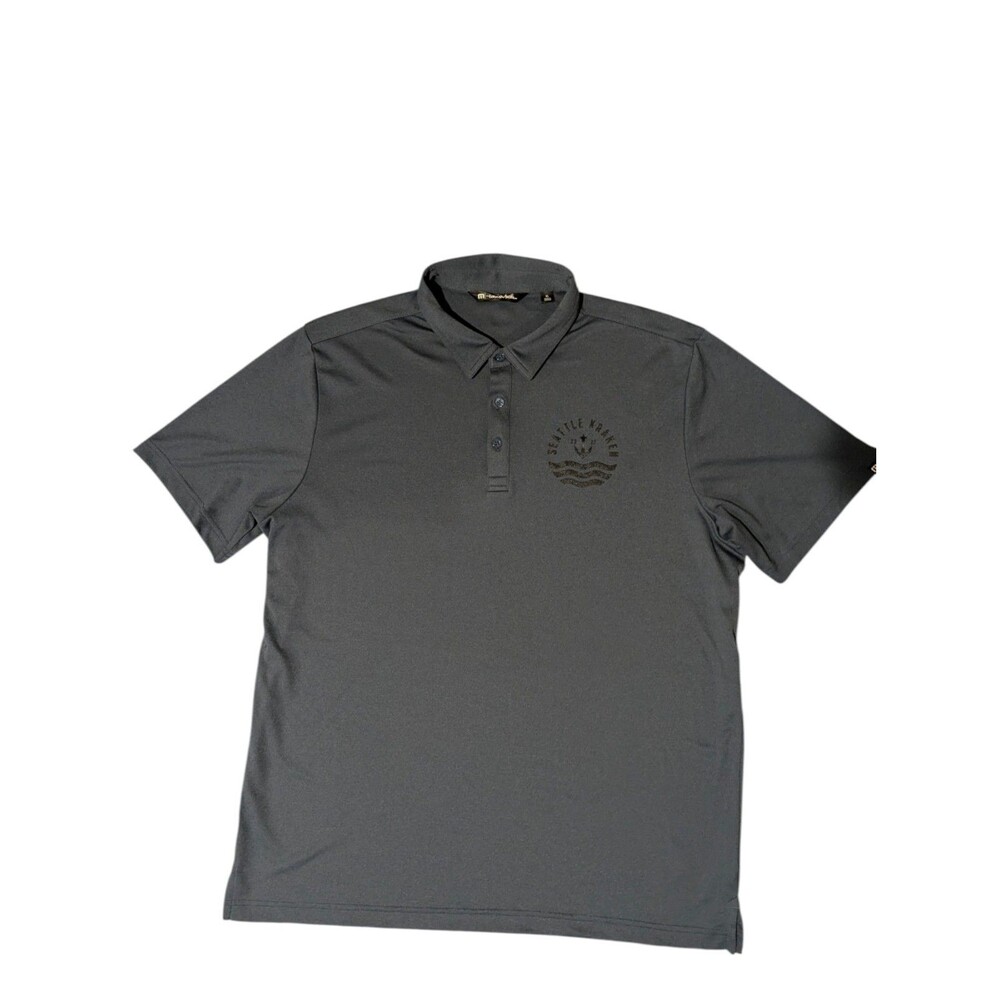 Travis Mathew Seattle Kraken Hockey Short Sleeve Golf Polo Shirt Men's XL